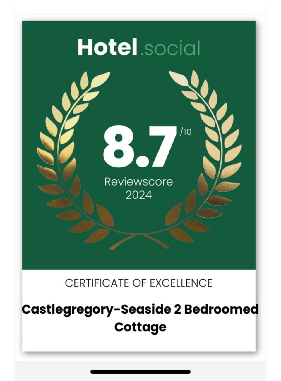 Castlegregory-Seaside 2 Bedroomed Cottage Exterior foto